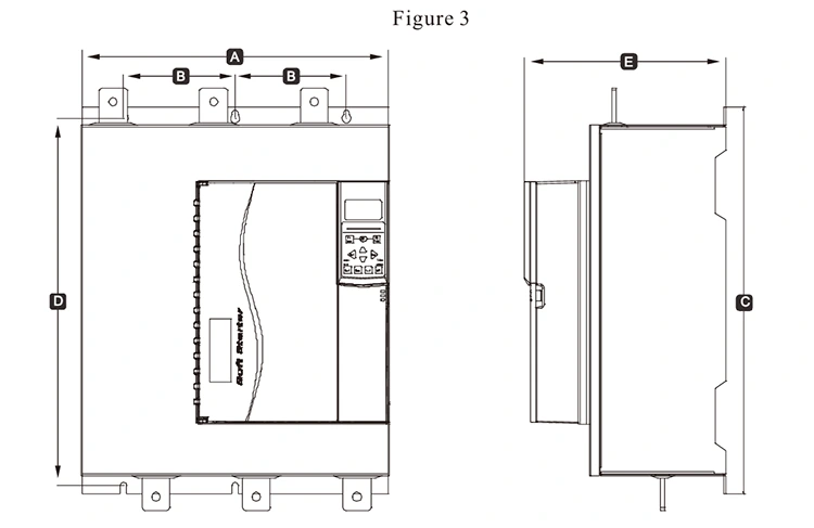 220V 380V 660V 315KW Built in Bypass Soft Starter
