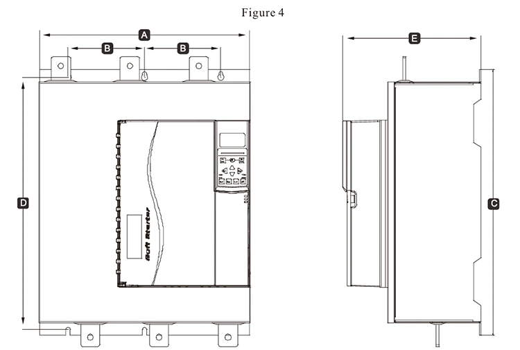 220V 380V 660V 315KW Built in Bypass Soft Starter